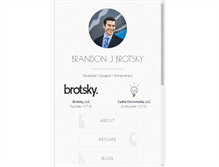 Tablet Screenshot of brandonbrotsky.com